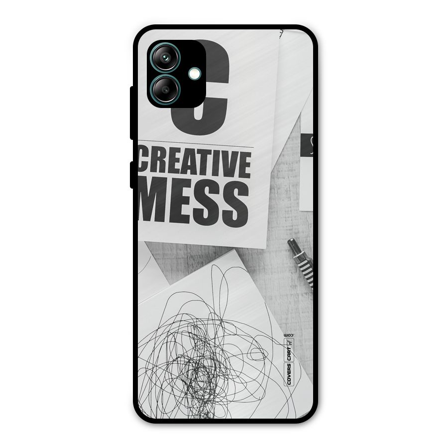 Creative Mess Metal Back Case for Galaxy A04