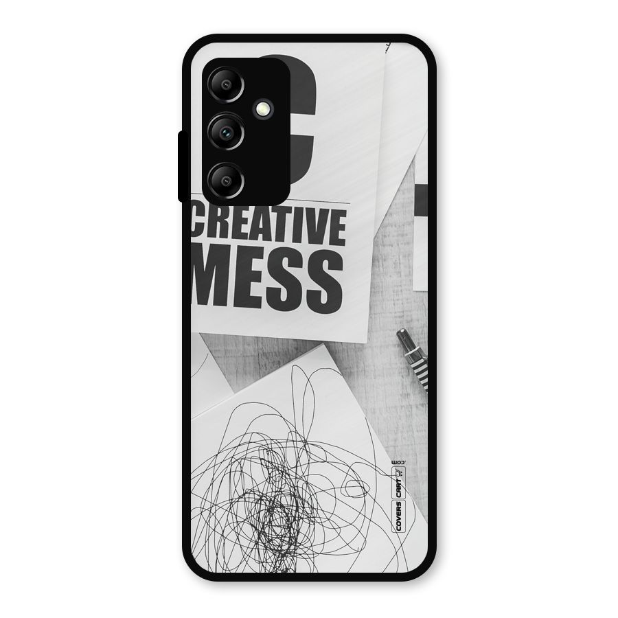 Creative Mess Metal Back Case for Galaxy A14 5G