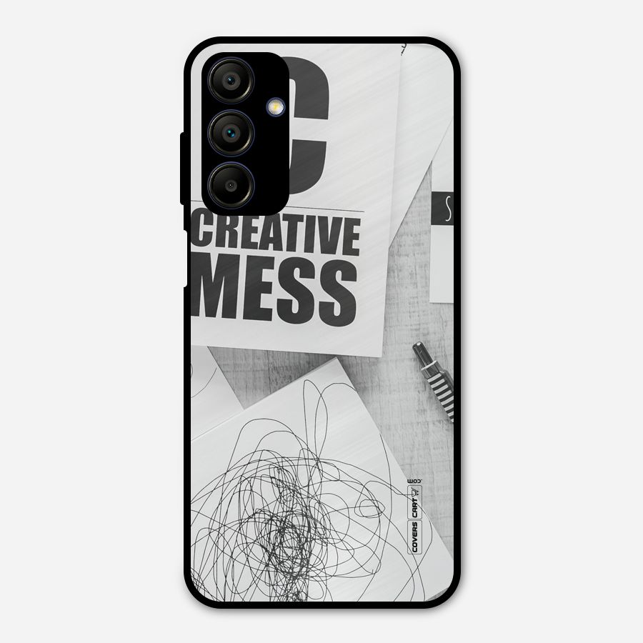 Creative Mess Metal Back Case for Galaxy A15 5G