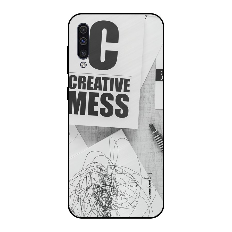 Creative Mess Metal Back Case for Galaxy A30s