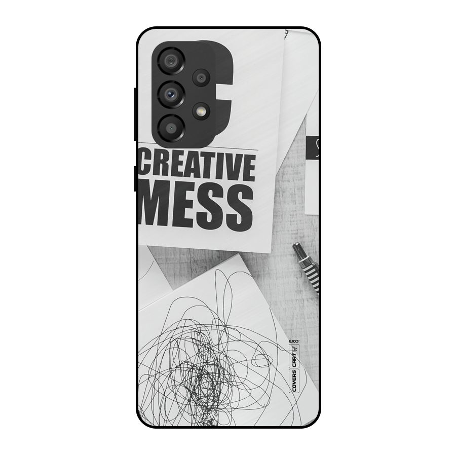 Creative Mess Metal Back Case for Galaxy A33 5G