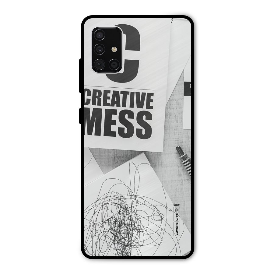 Creative Mess Metal Back Case for Galaxy A51