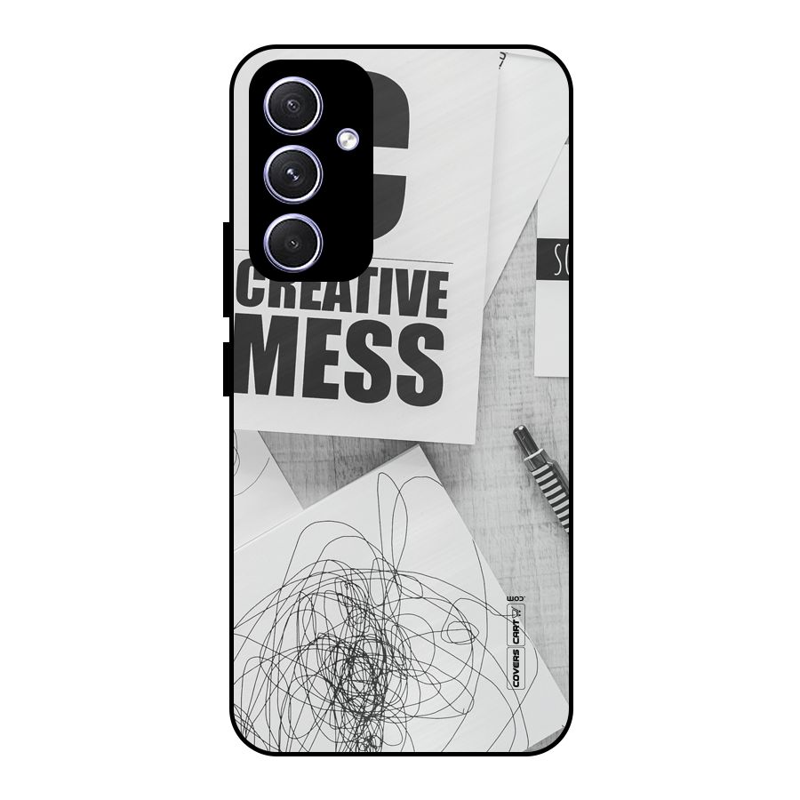 Creative Mess Metal Back Case for Galaxy A54