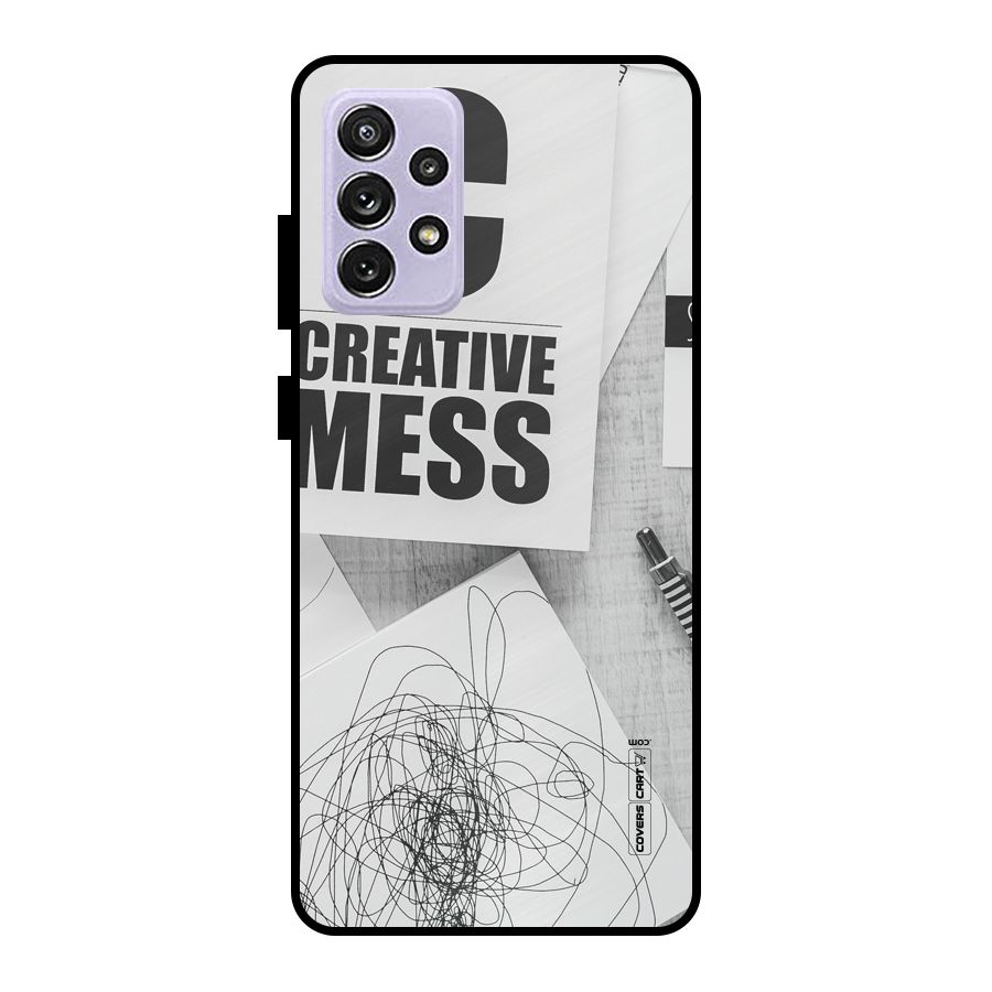 Creative Mess Metal Back Case for Galaxy A72