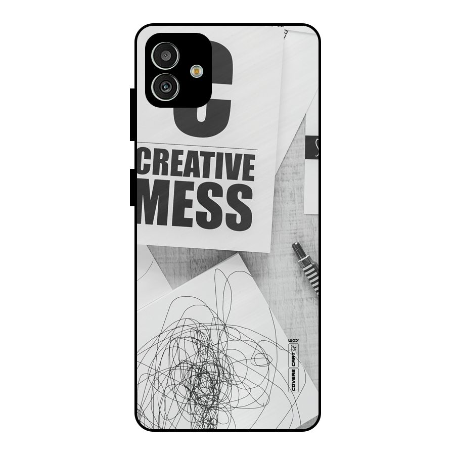 Creative Mess Metal Back Case for Galaxy M13 5G
