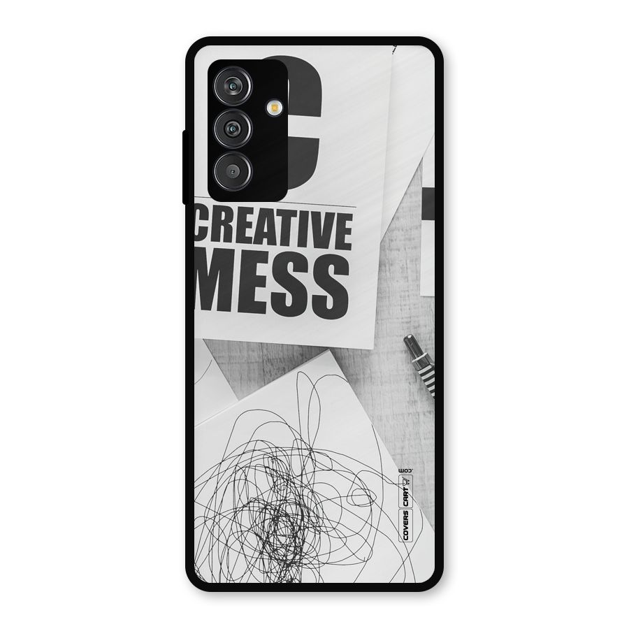 Creative Mess Metal Back Case for Galaxy M14 5G