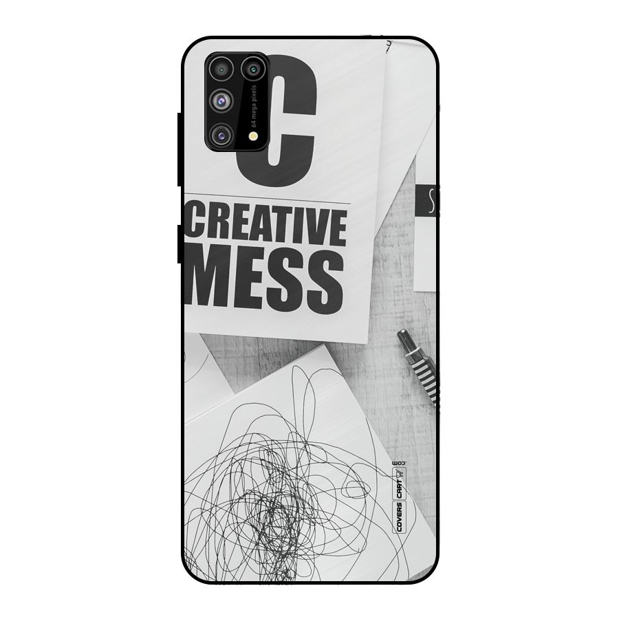 Creative Mess Metal Back Case for Galaxy M31