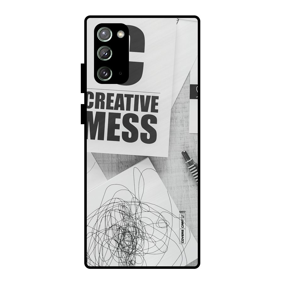 Creative Mess Metal Back Case for Galaxy Note 20