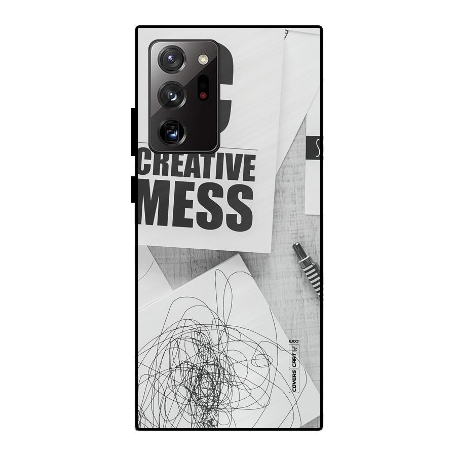 Creative Mess Metal Back Case for Galaxy Note 20 Ultra 5G