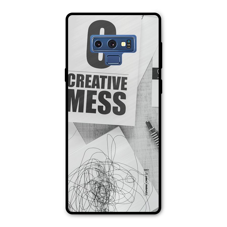 Creative Mess Metal Back Case for Galaxy Note 9