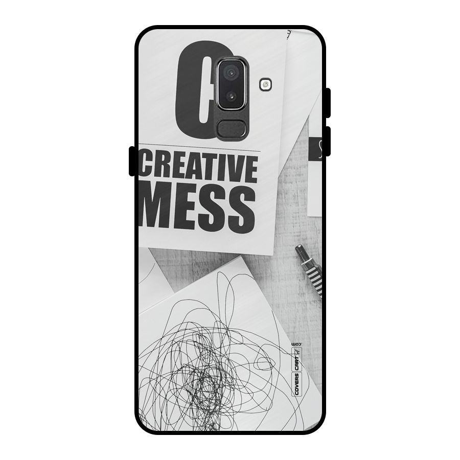 Creative Mess Metal Back Case for Galaxy On8 (2018)