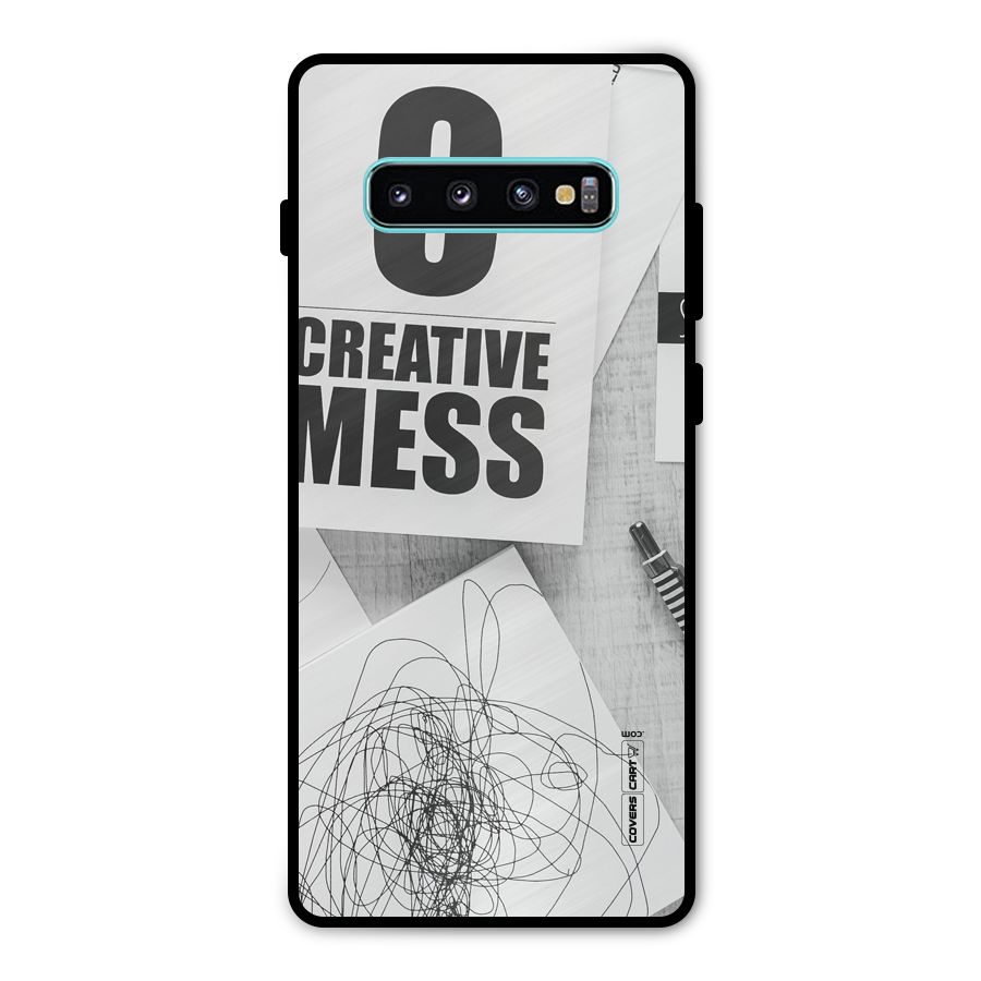 Creative Mess Metal Back Case for Galaxy S10 Plus
