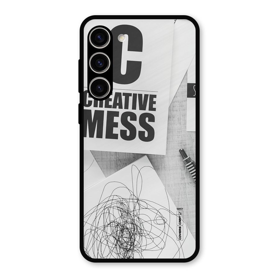 Creative Mess Metal Back Case for Galaxy S23 Plus