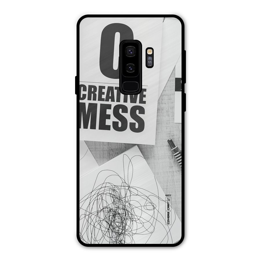 Creative Mess Metal Back Case for Galaxy S9 Plus