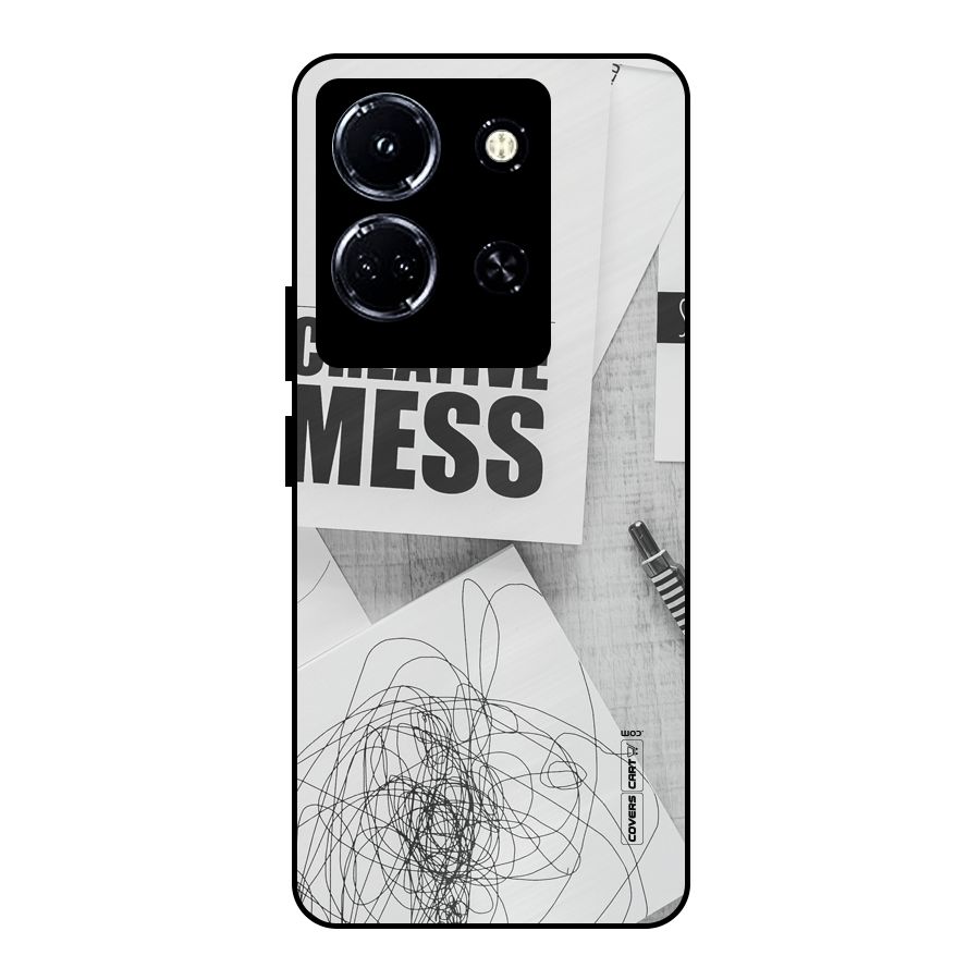 Creative Mess Metal Back Case for Infinix Note 30 5G