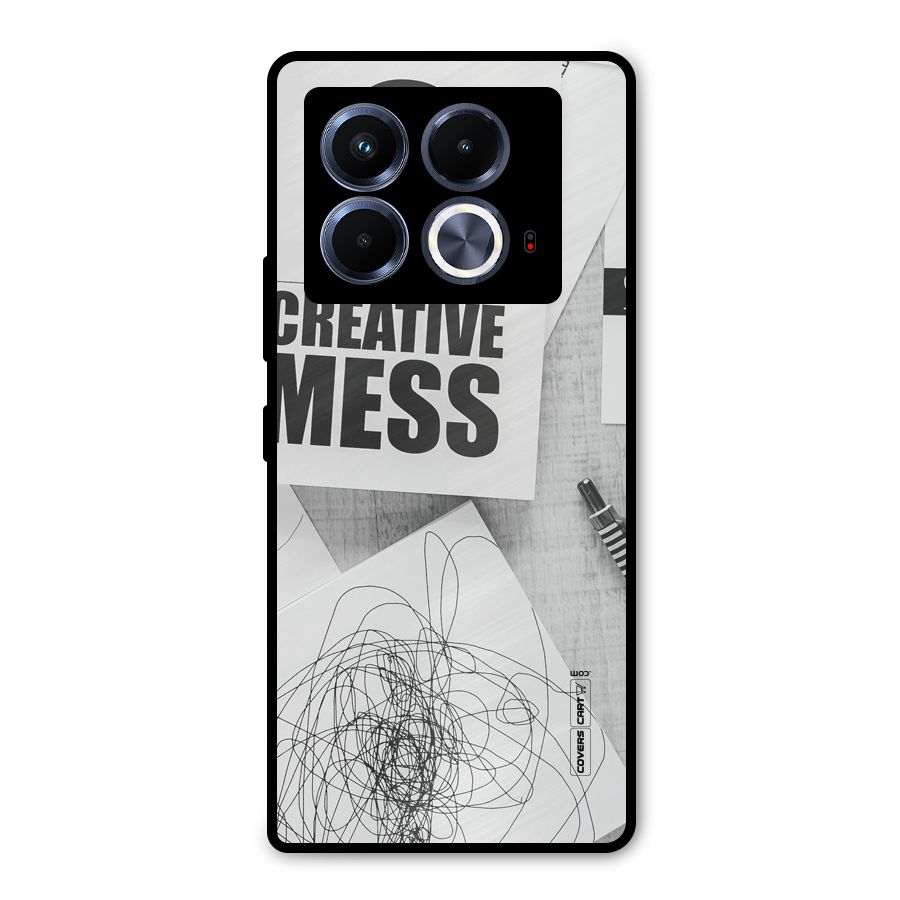 Creative Mess Metal Back Case for Infinix Note 40 5G
