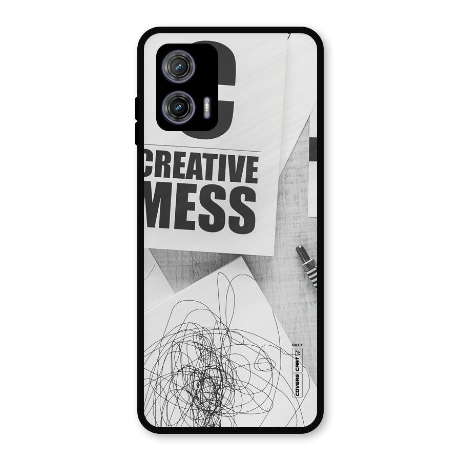 Creative Mess Metal Back Case for Moto G73