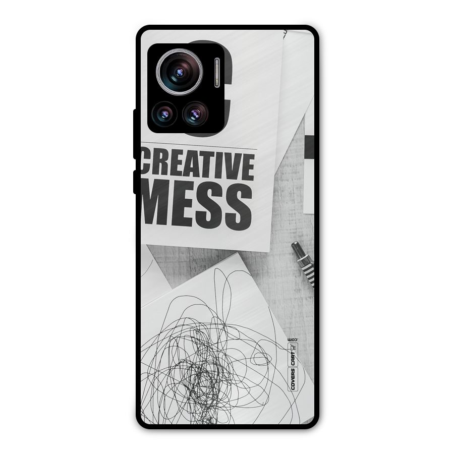 Creative Mess Metal Back Case for Motorola Edge 30 Ultra
