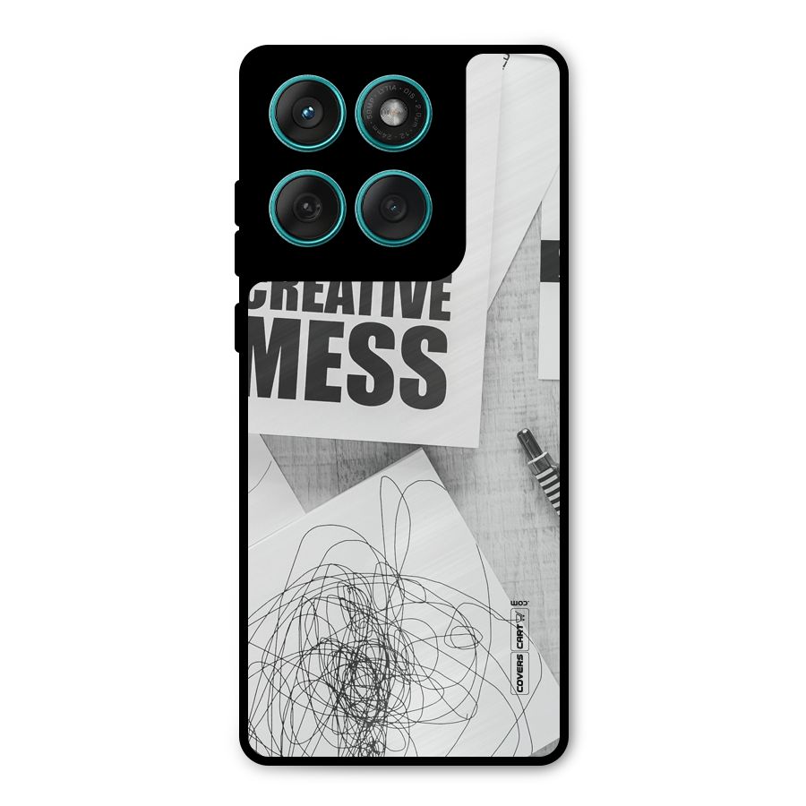 Creative Mess Metal Back Case for Motorola Edge 60 Fusion