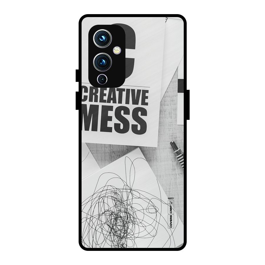 Creative Mess Metal Back Case for OnePlus 9