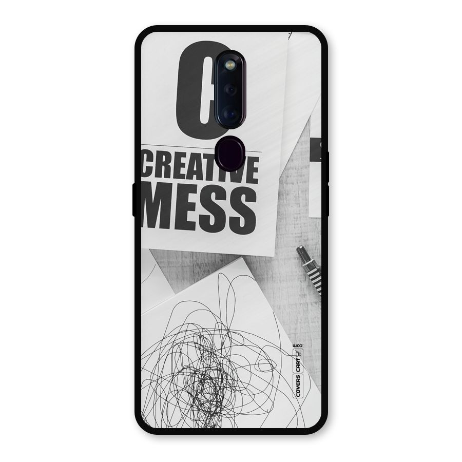 Creative Mess Metal Back Case for Oppo F11 Pro