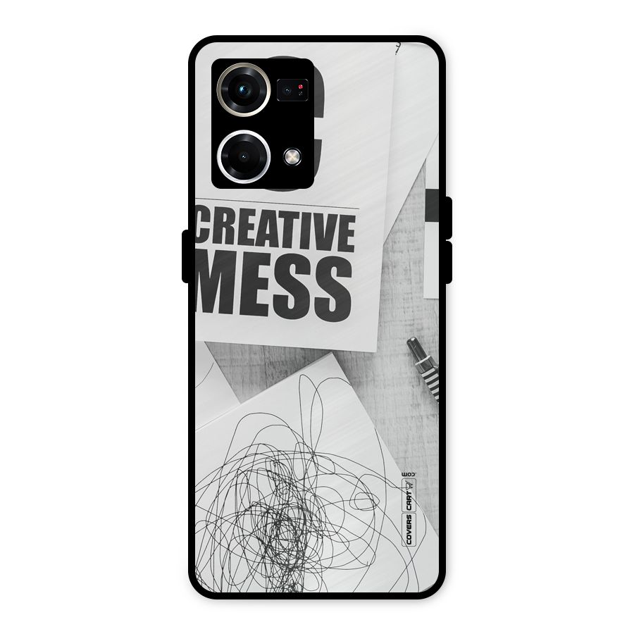 Creative Mess Metal Back Case for Oppo F21s Pro 4G