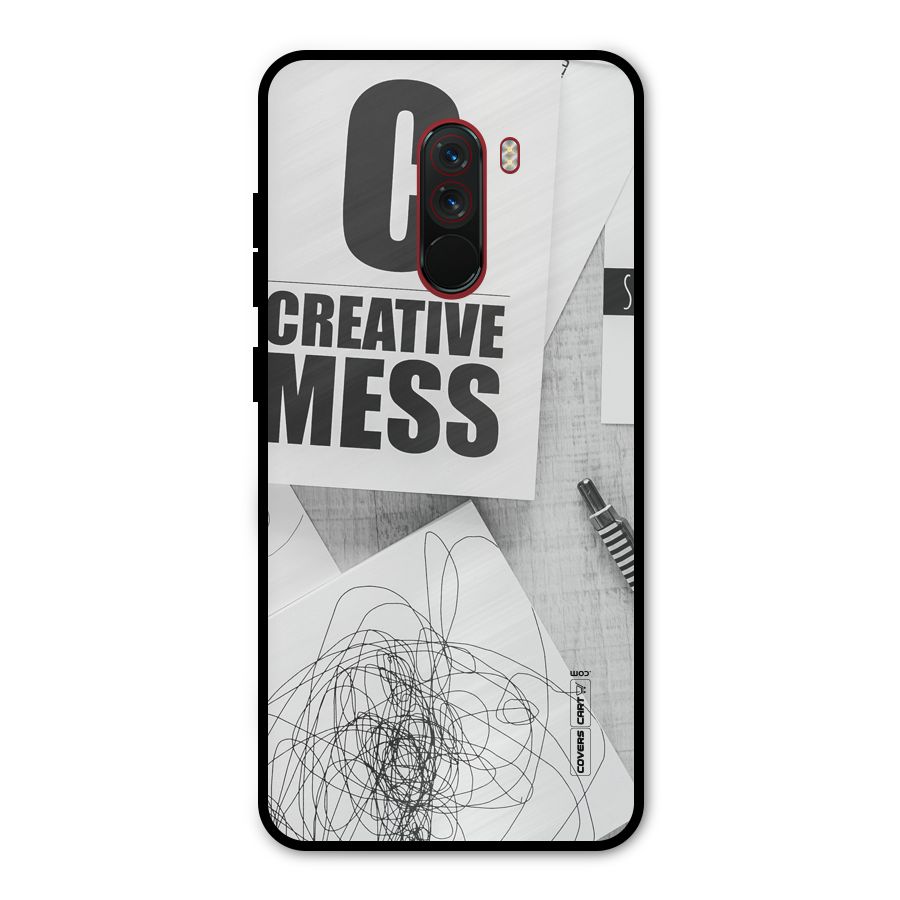 Creative Mess Metal Back Case for Poco F1