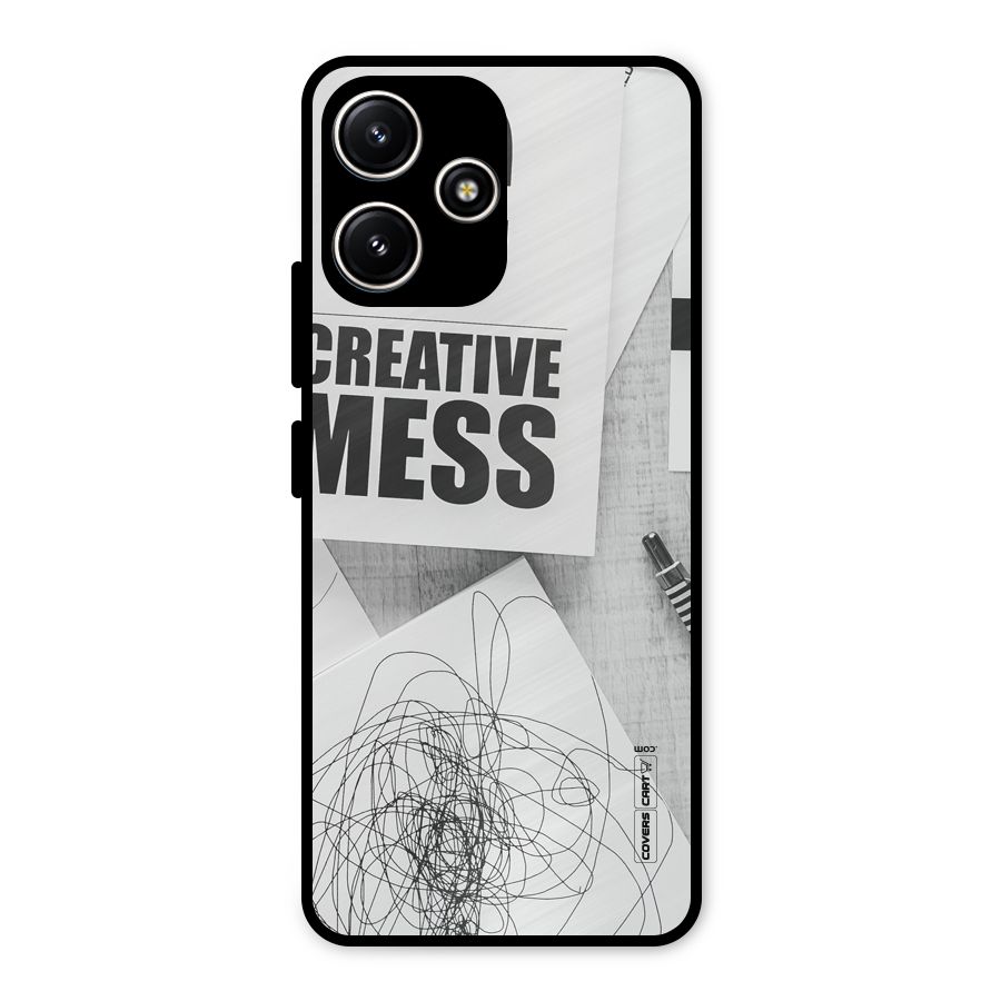 Creative Mess Metal Back Case for Poco M6 Pro