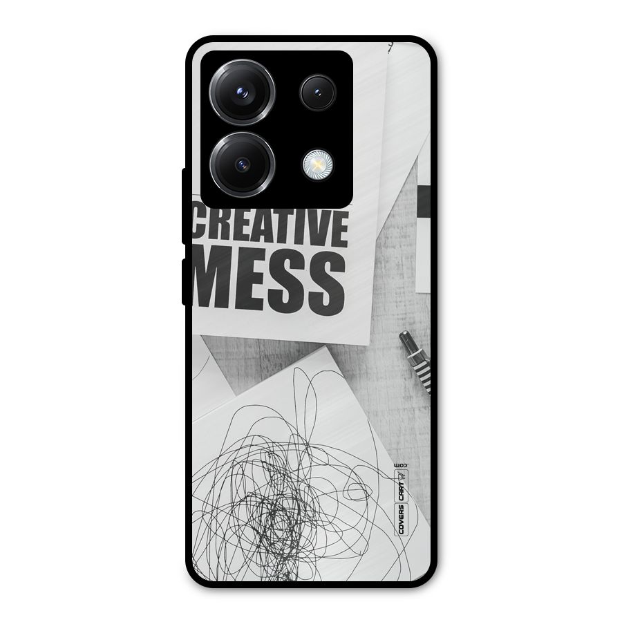 Creative Mess Metal Back Case for Poco X6