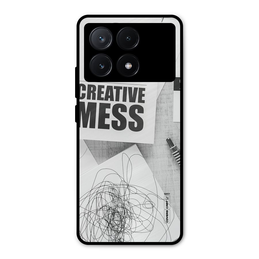 Creative Mess Metal Back Case for Poco X6 Pro