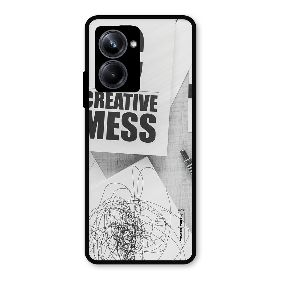 Creative Mess Metal Back Case for Realme 10 Pro
