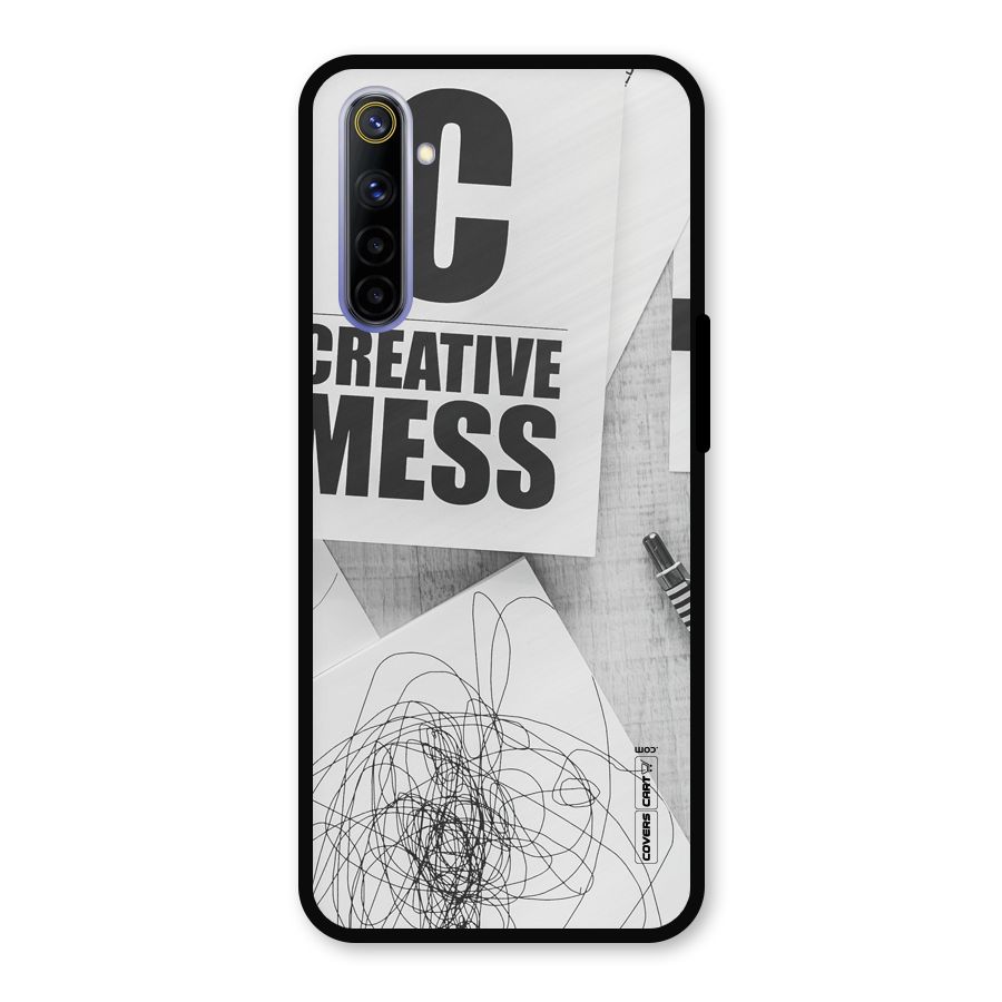 Creative Mess Metal Back Case for Realme 6