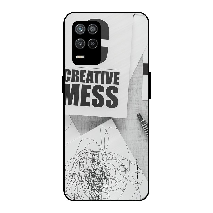 Creative Mess Metal Back Case for Realme 8 5G