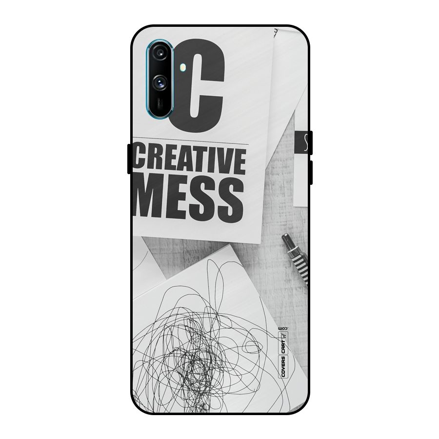 Creative Mess Metal Back Case for Realme C3