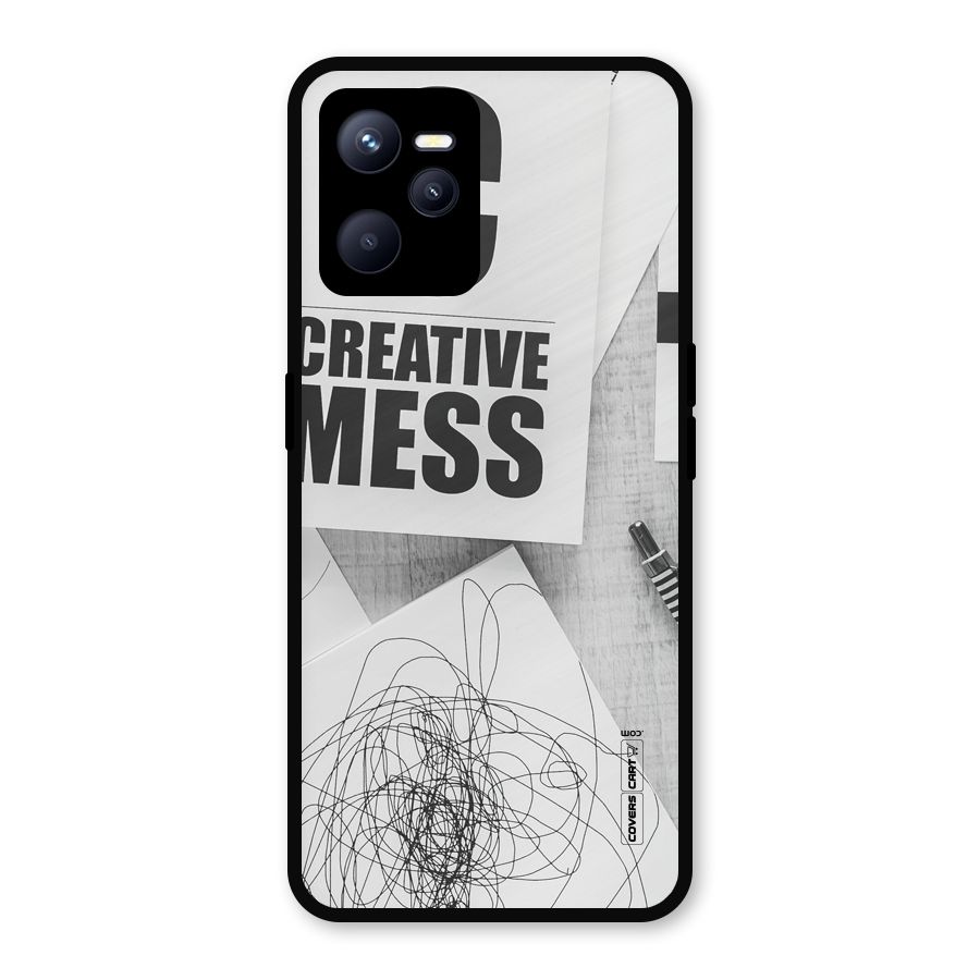 Creative Mess Metal Back Case for Realme C35