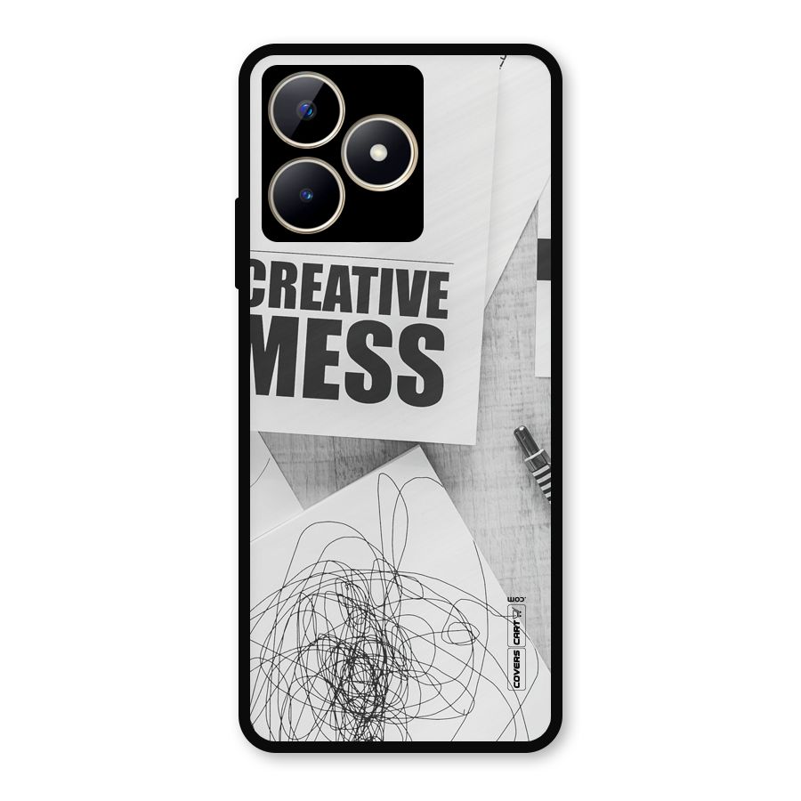 Creative Mess Metal Back Case for Realme C53