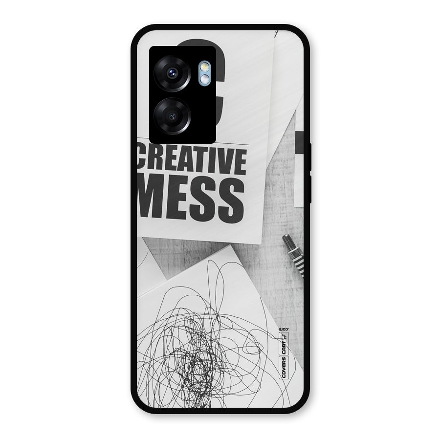 Creative Mess Metal Back Case for Realme Narzo 50 5G
