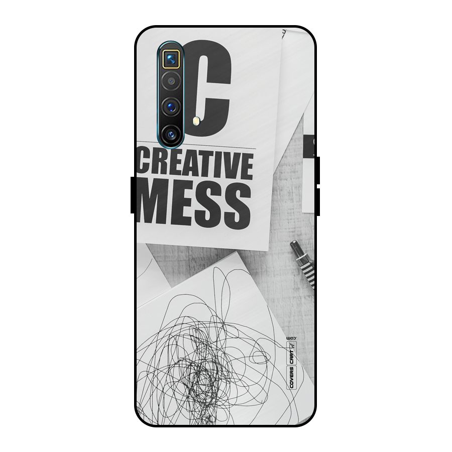 Creative Mess Metal Back Case for Realme X3