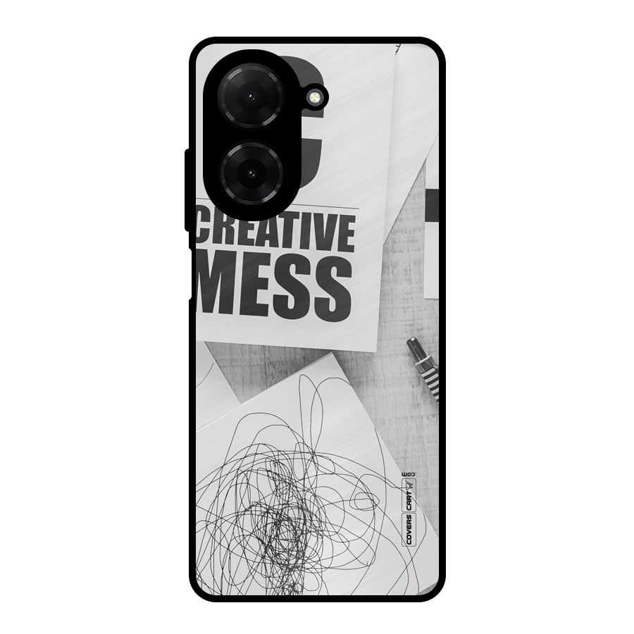Creative Mess Metal Back Case for Redmi A5 4G