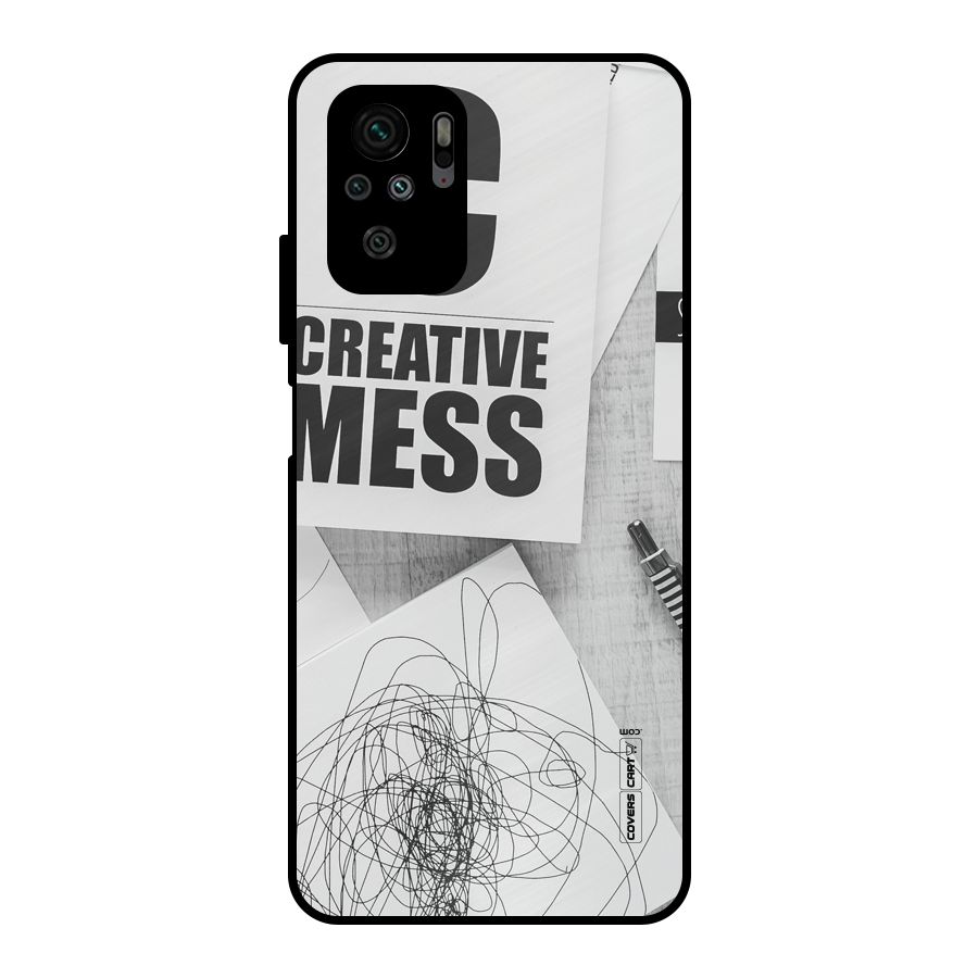 Creative Mess Metal Back Case for Redmi Note 10S