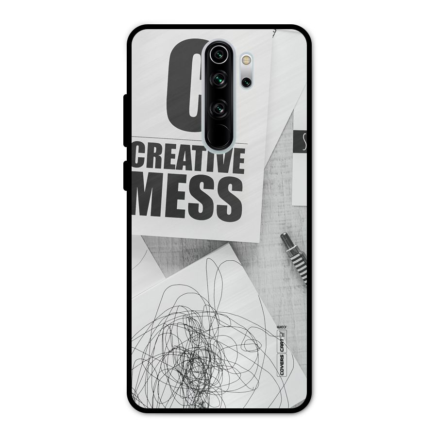 Creative Mess Metal Back Case for Redmi Note 8 Pro