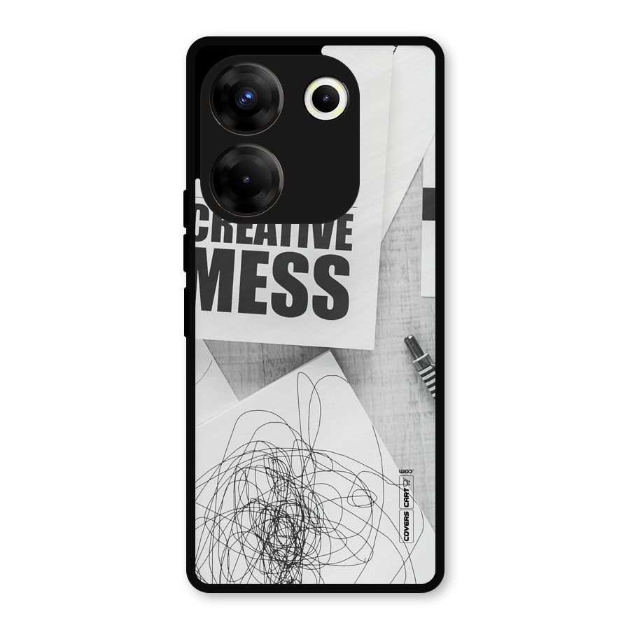 Creative Mess Metal Back Case for Tecno Camon 20 Pro