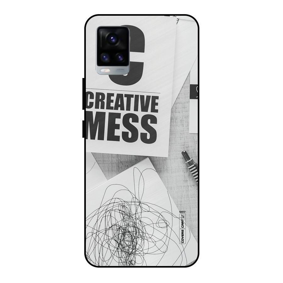 Creative Mess Metal Back Case for Vivo V20 2021