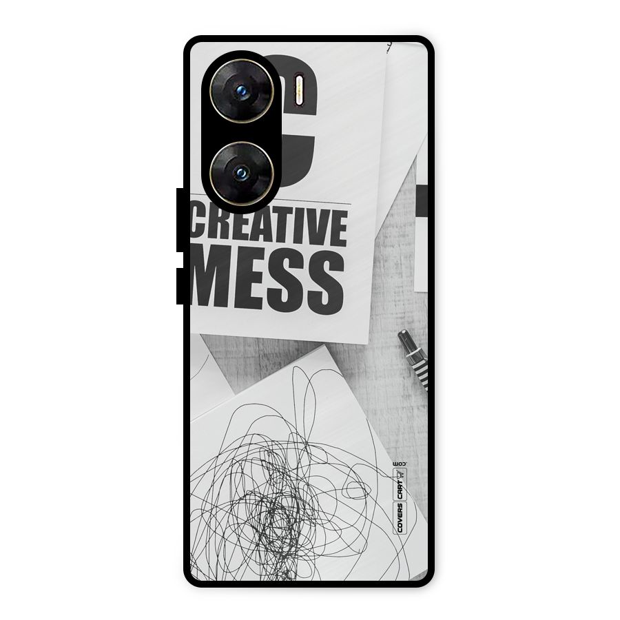Creative Mess Metal Back Case for Vivo V29e