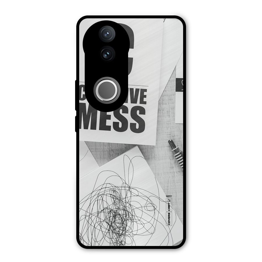 Creative Mess Metal Back Case for Vivo V50e