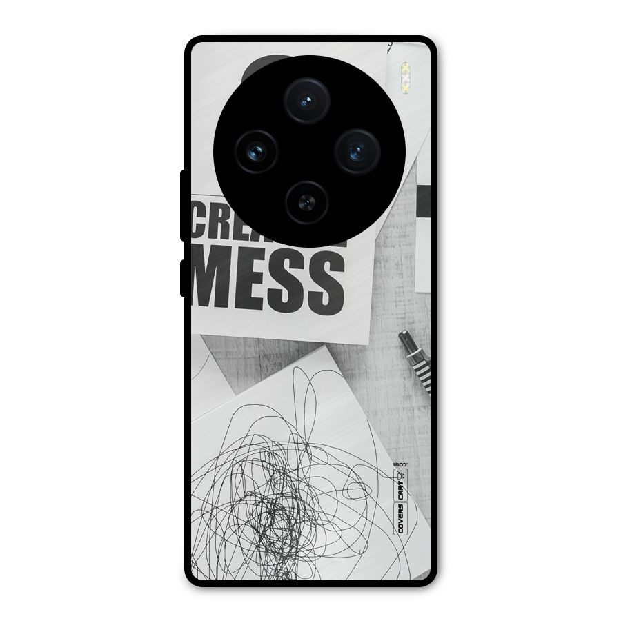 Creative Mess Metal Back Case for Vivo X100