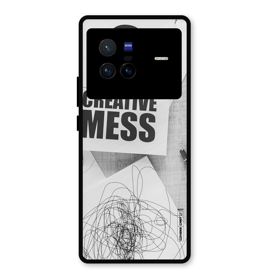 Creative Mess Metal Back Case for Vivo X80