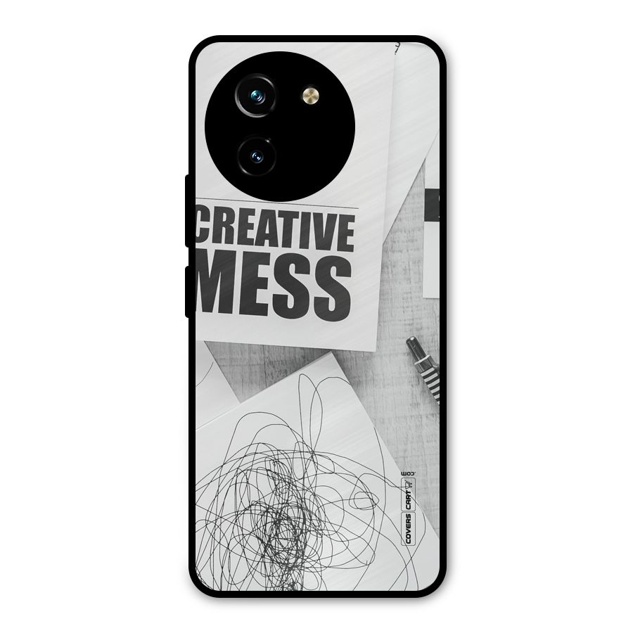 Creative Mess Metal Back Case for Vivo Y200i