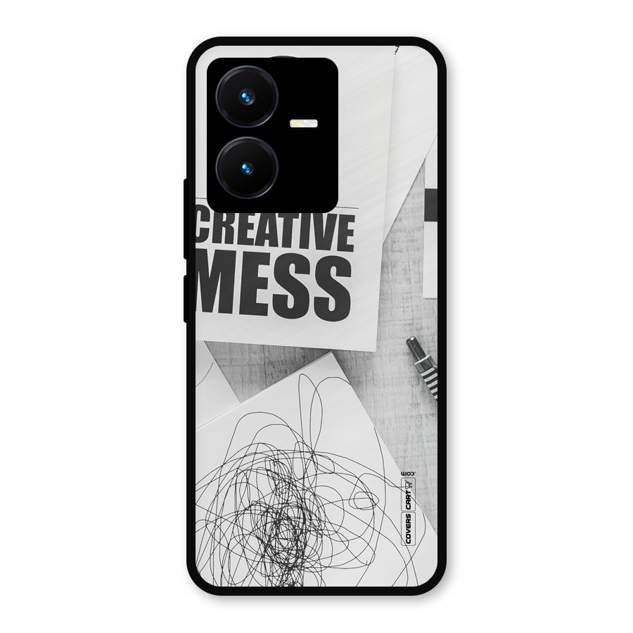 Creative Mess Metal Back Case for Vivo Y22