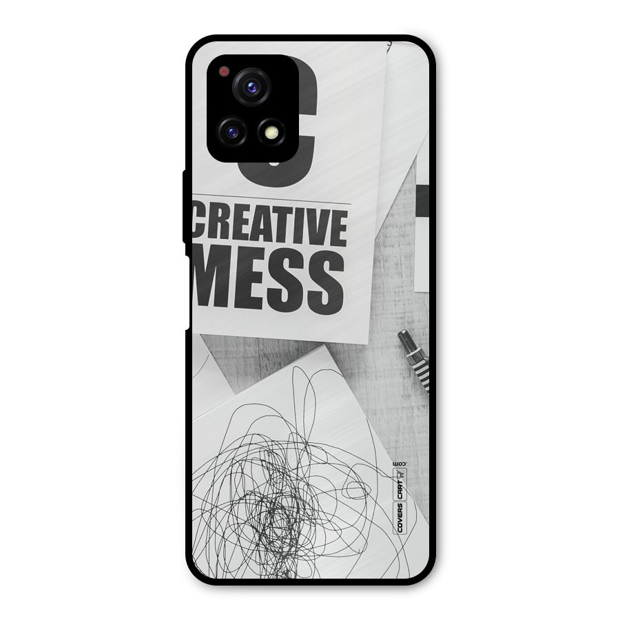 Creative Mess Metal Back Case for Vivo Y72 5G